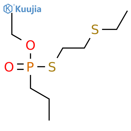 Phosphonothioic acid, propyl-, O-ethyl S-[2-(ethylthio)ethyl] ester structure
