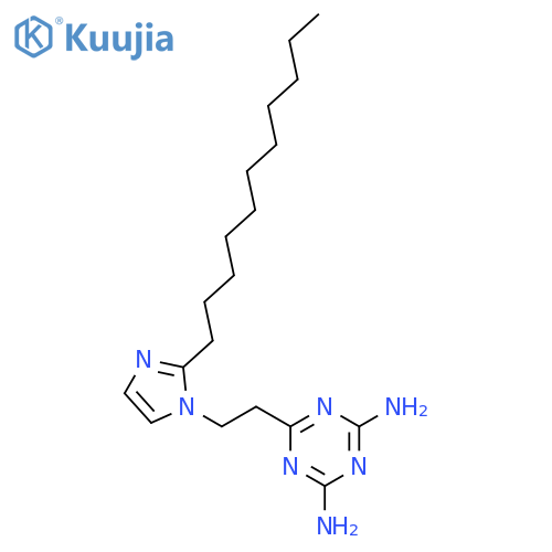 6-2-(2-Undecylimidazol-1-yl)ethyl-1,3,5-triazine-2,4-diamine structure