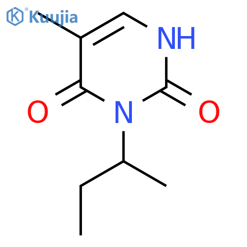 3-(butan-2-yl)-5-methyl-1,2,3,4-tetrahydropyrimidine-2,4-dione structure