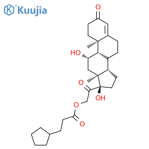 Hydrocortisone cypionate structure
