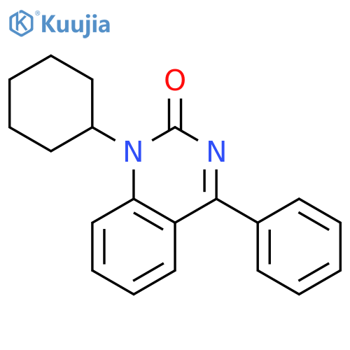 1-Cyclohexyl-4-phenylquinazolin-2(1H)-one structure