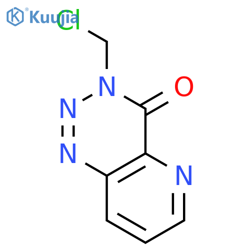 Pyrido[3,2-d]-1,2,3-triazin-4(3H)-one, 3-(chloromethyl)- structure