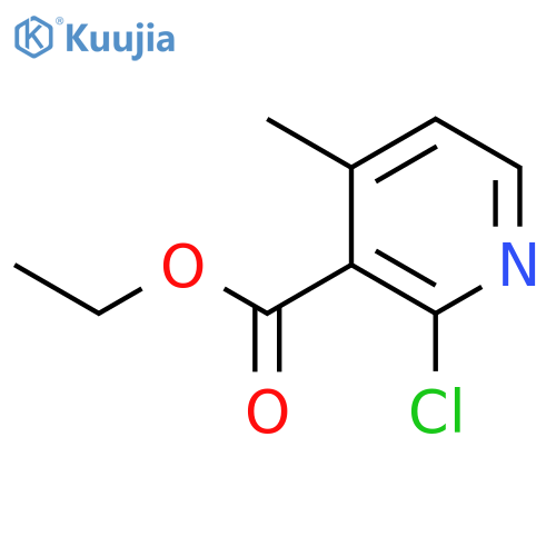 Ethyl 2-chloro-4-methylnicotinate structure