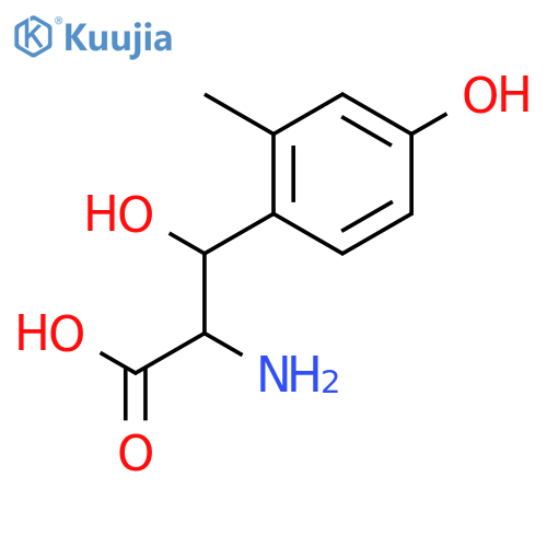 2-Amino-3-hydroxy-3-(4-methoxyphenyl)propanoic Acid structure