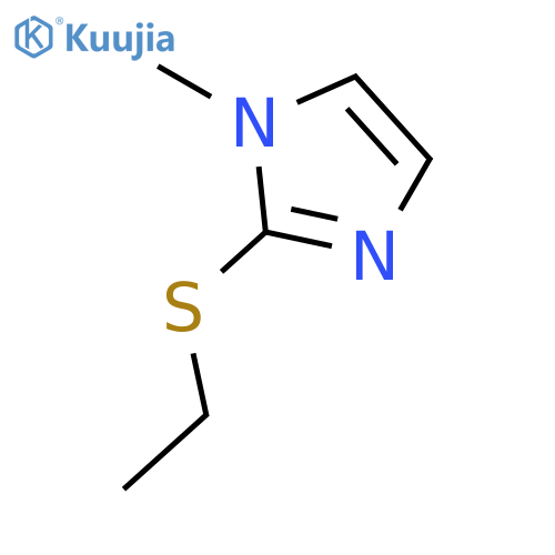 1H-Imidazole, 2-(ethylthio)-1-methyl- structure