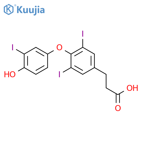 3,3’,5-Triiodo Thyropropionic Acid structure