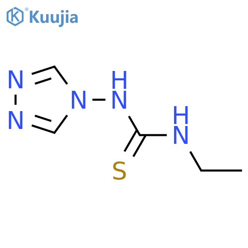 N-ETHYL-N'-(4H-1,2,4-TRIAZOL-4-YL)THIOUREA structure