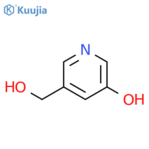 5-hydroxy-3-Pyridinemethanol structure