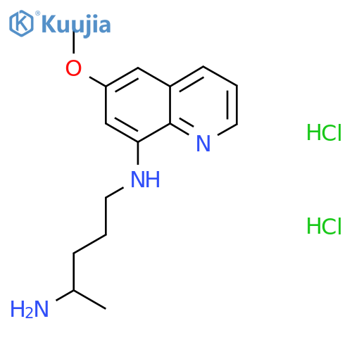 N1-(6-Methoxy-8-quinolinyl)-1,4-pentanediamine Dihydrochloride structure
