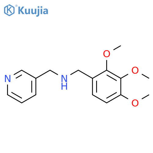 Pyridin-3-ylmethyl-(2,3,4-trimethoxy-benzyl)-amine structure