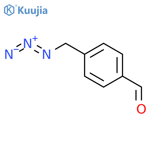 Benzaldehyde, 4-(azidomethyl)- structure