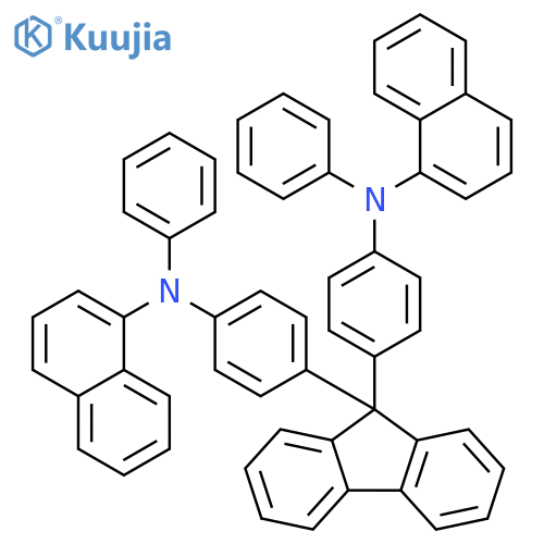 9,9-Bis[4-[N-(1-naphthyl)anilino]phenyl]fluorene structure