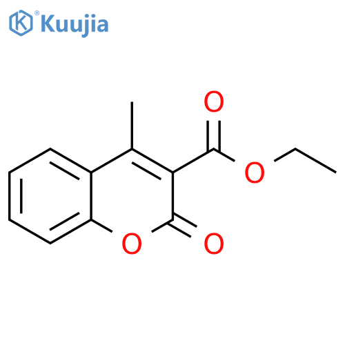 Ethyl 4-methyl-2-oxo-2H-chromene-3-carboxylate structure