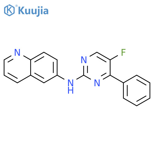 6-QUINOLINAMINE, N-(5-FLUORO-4-PHENYL-2-PYRIMIDINYL)- structure