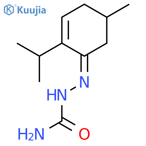 Hydrazinecarboxamide,2-[5-methyl-2-(1-methylethyl)-2-cyclohexen-1-ylidene]- structure