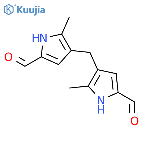1H-Pyrrole-2-carboxaldehyde, 4,4'-methylenebis[5-methyl- structure