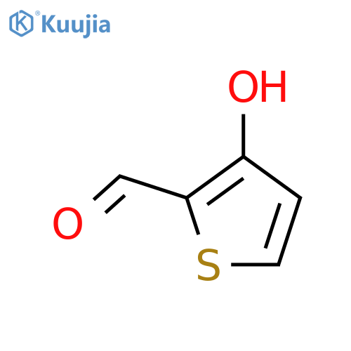 3-Hydroxy-2-thiophenecarboxaldehyde structure