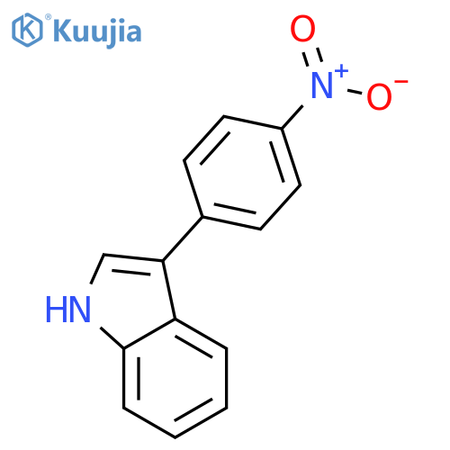 1H-Indole, 3-(4-nitrophenyl)- structure