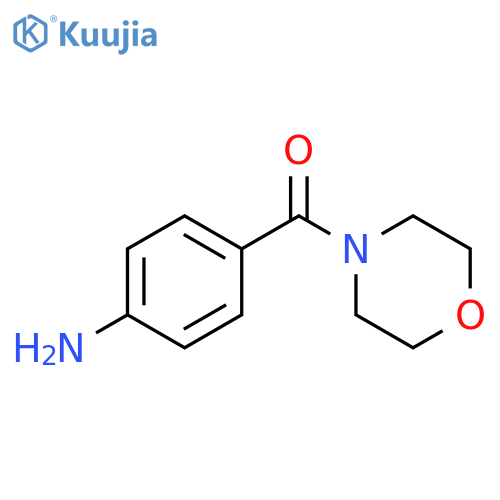4-(morpholine-4-carbonyl)aniline structure