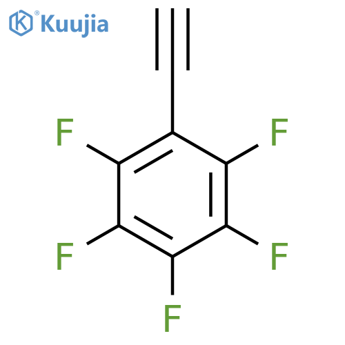 1-Ethynyl-2,3,4,5,6-pentafluorobenzene structure