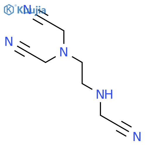 ACETONITRILE, 2,2'-[[2-[(CYANOMETHYL)AMINO]ETHYL]IMINO]BIS- structure