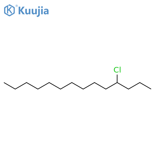 TETRADECANE, 4-CHLORO- structure