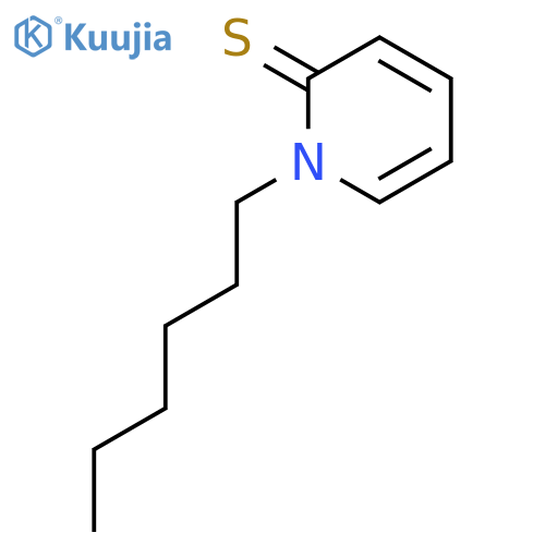 1-Hexylpyridine-2(1H)-thione structure