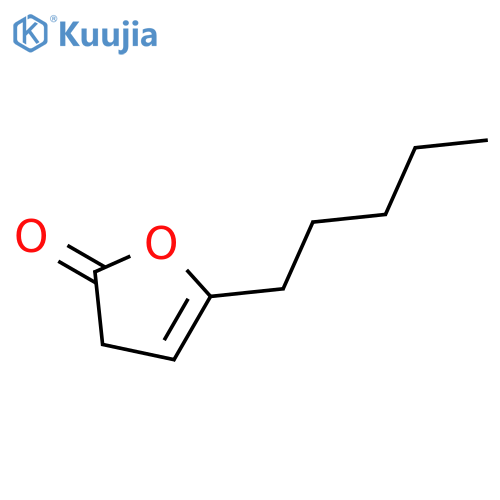 2(3H)-Furanone, 5-pentyl- structure
