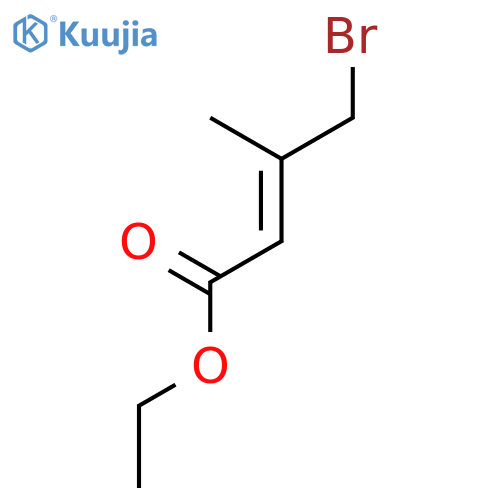 (Z)-Ethyl 4-Bromo-3-methyl-2-butenoate structure