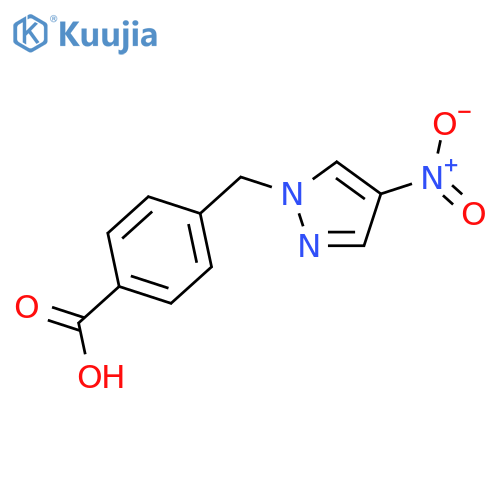4-(4-Nitro-1H-pyrazol-1-yl)methylbenzoic acid structure