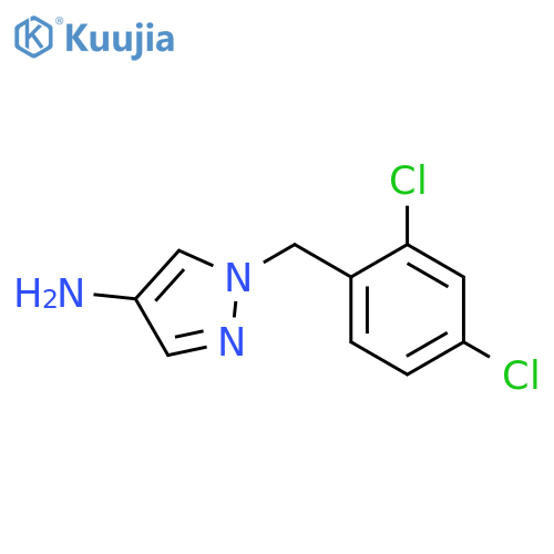 1-(2,4-dichlorobenzyl)-1H-pyrazol-4-amine structure