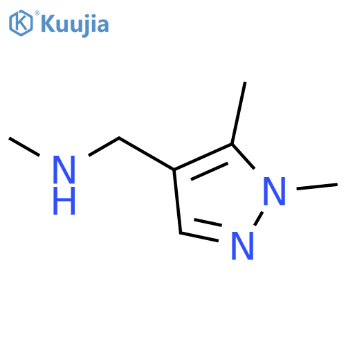 N-(1,5-Dimethyl-1H-pyrazol-4-yl)methyl-N-methylamine structure