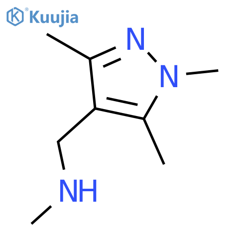 methyl(trimethyl-1H-pyrazol-4-yl)methylamine structure