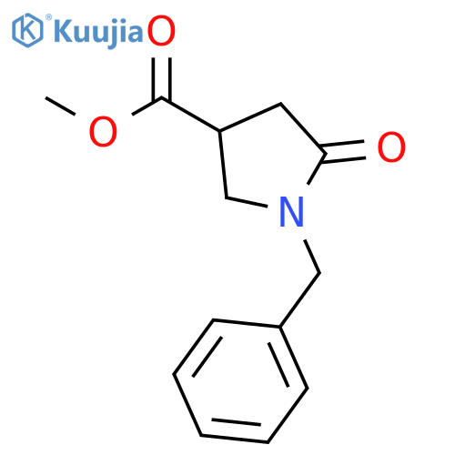 Methyl 1-benzyl-5-oxopyrrolidine-3-carboxylate structure