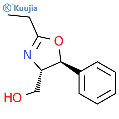 (4S,5S)-(-)-2-Ethyl-5-phenyl-2-oxazoline-4-methanol structure