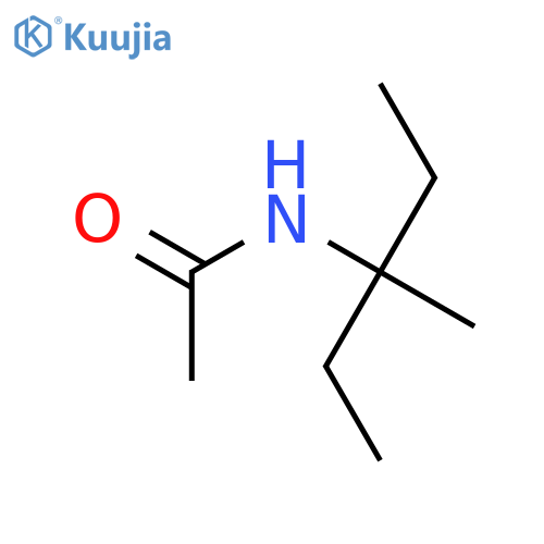 Acetamide,N-(1-ethyl-1-methylpropyl)- structure
