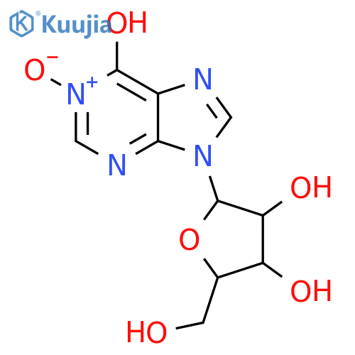 Inosine, 1-oxide(7CI,8CI,9CI) structure