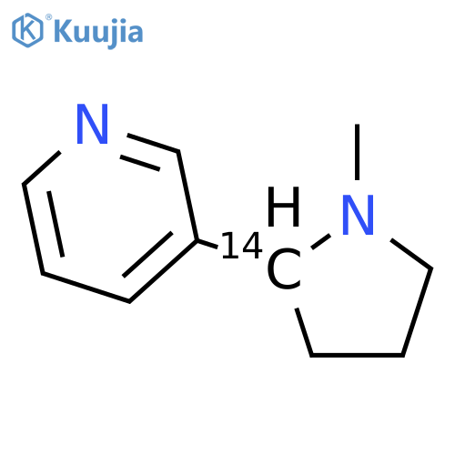 Nicotine-2'-14C structure