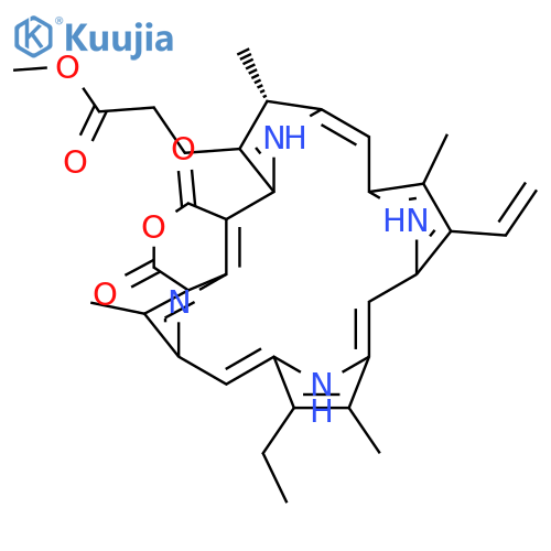 Purpurin-18 methyl ester structure