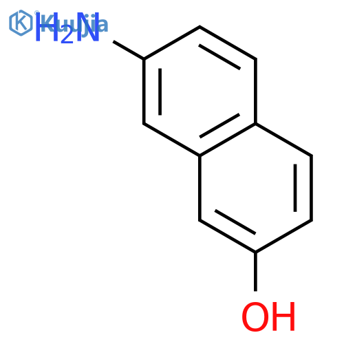 7-Amino-2-naphthol hydrochloride structure