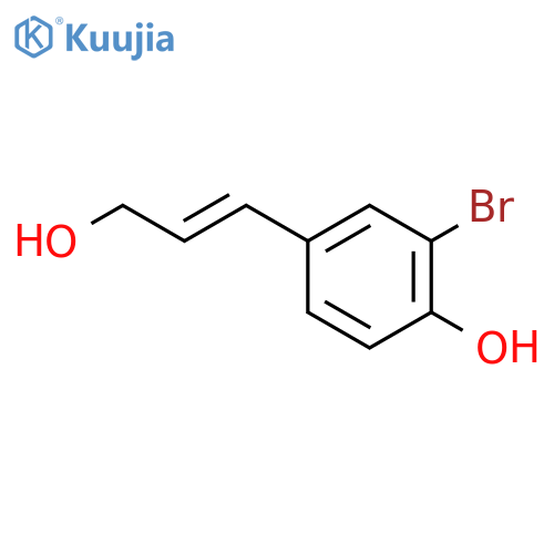 2-Bromo-4-(3-hydroxyprop-1-en-1-yl)phenol structure