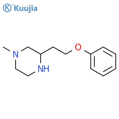 Piperazine, 1-methyl-3-(2-phenoxyethyl)- structure