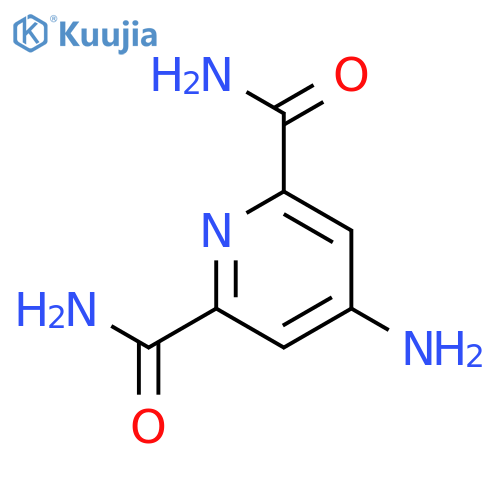 2,6-Pyridinedicarboxamide, 4-amino- structure