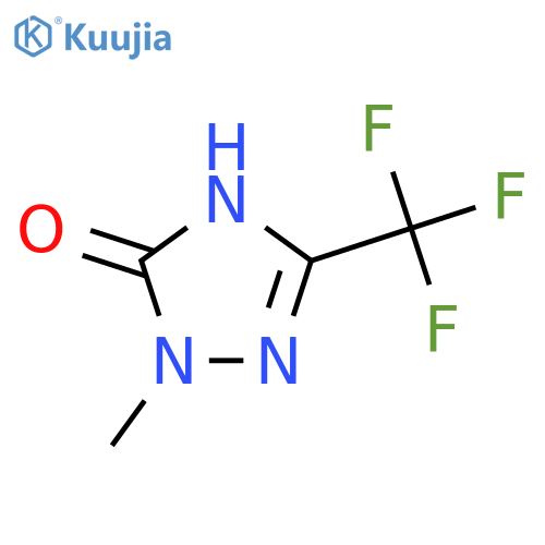 1-Methyl-3-(trifluoromethyl)-1H-1,2,4-triazol-5-ol structure