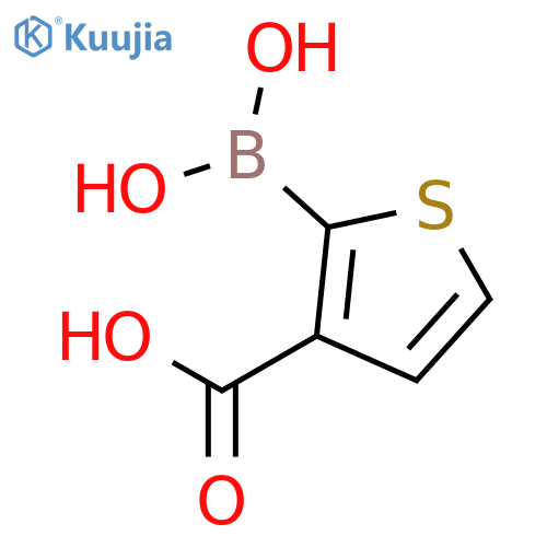 3-Carboxythiophene-2-boronic acid structure