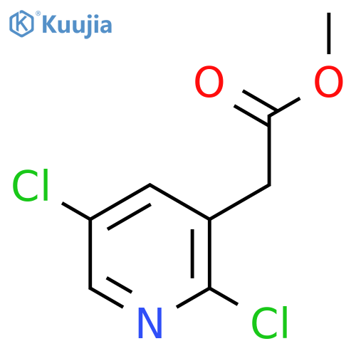3-Pyridineacetic acid, 2,5-dichloro-, methyl ester structure