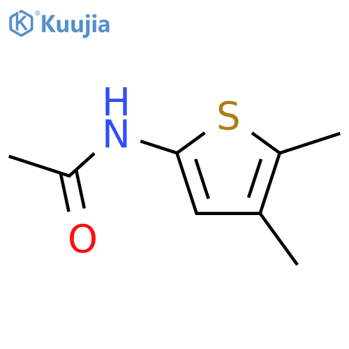 N-(4,5-dimethylthiophen-2-yl)acetamide structure