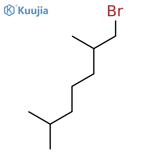 Heptane, 1-bromo-2,6-dimethyl- structure