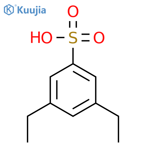Benzenesulfonic acid, 3,5-diethyl- structure