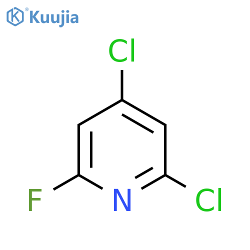 2,4-Dichloro-6-fluoropyridine structure